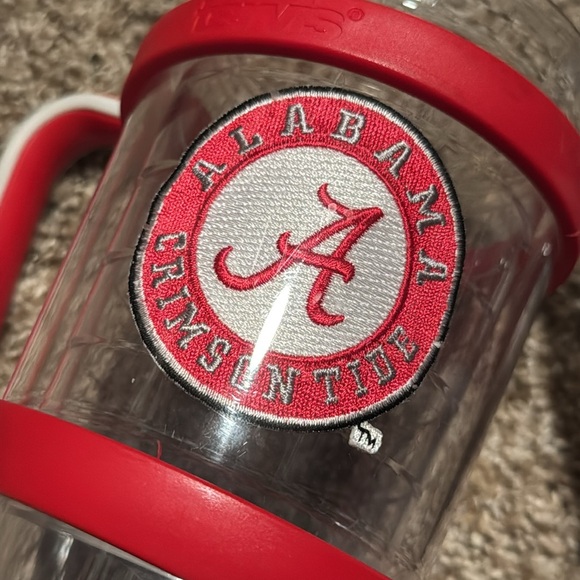 Set of 2 University of Alabama 24 oz tumblers by Tervis w/1 lid and 1 handle EUC - Picture 2 of 11